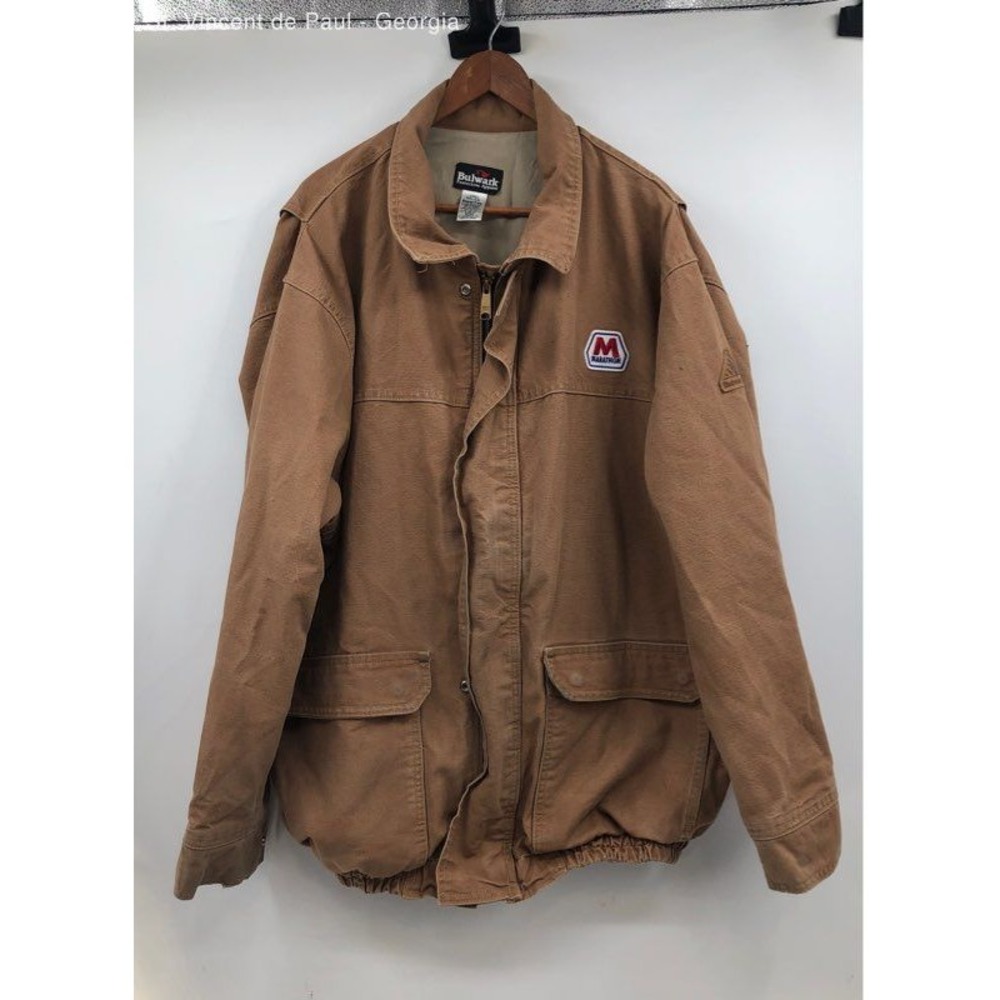 Men's Bulwack Flame Resistant Tan Workwear Jacket - Size XXL-LN